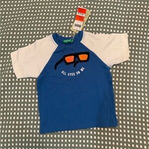 United Colors of Benetton Blue Graphic Tee toddler